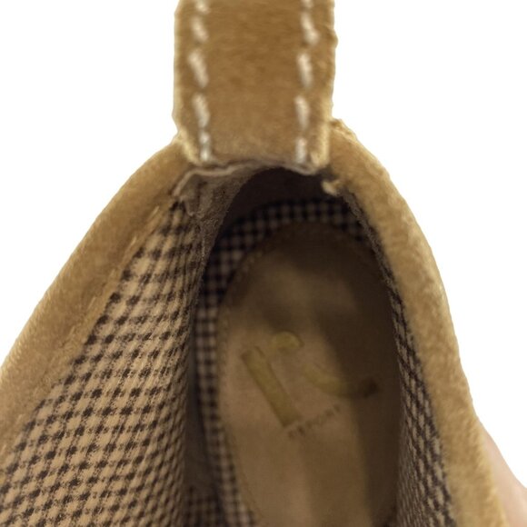 Report Women  9 Anika Preppy Boho Chic Classic Tan Suede Lace-Up Wedge Boots NWB - Picture 13 of 16